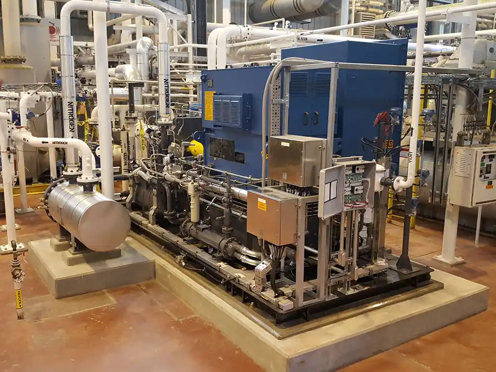 air compressor set up with nitrogen generation